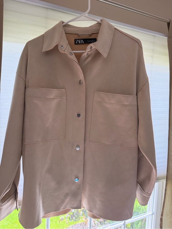 Zara Jackets & Blazers - Zara Light Beige Utility Jacket